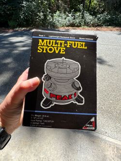 Free camping stove and fuel
