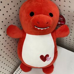 Squishmallow Duster 18” Hugmee Red Dino