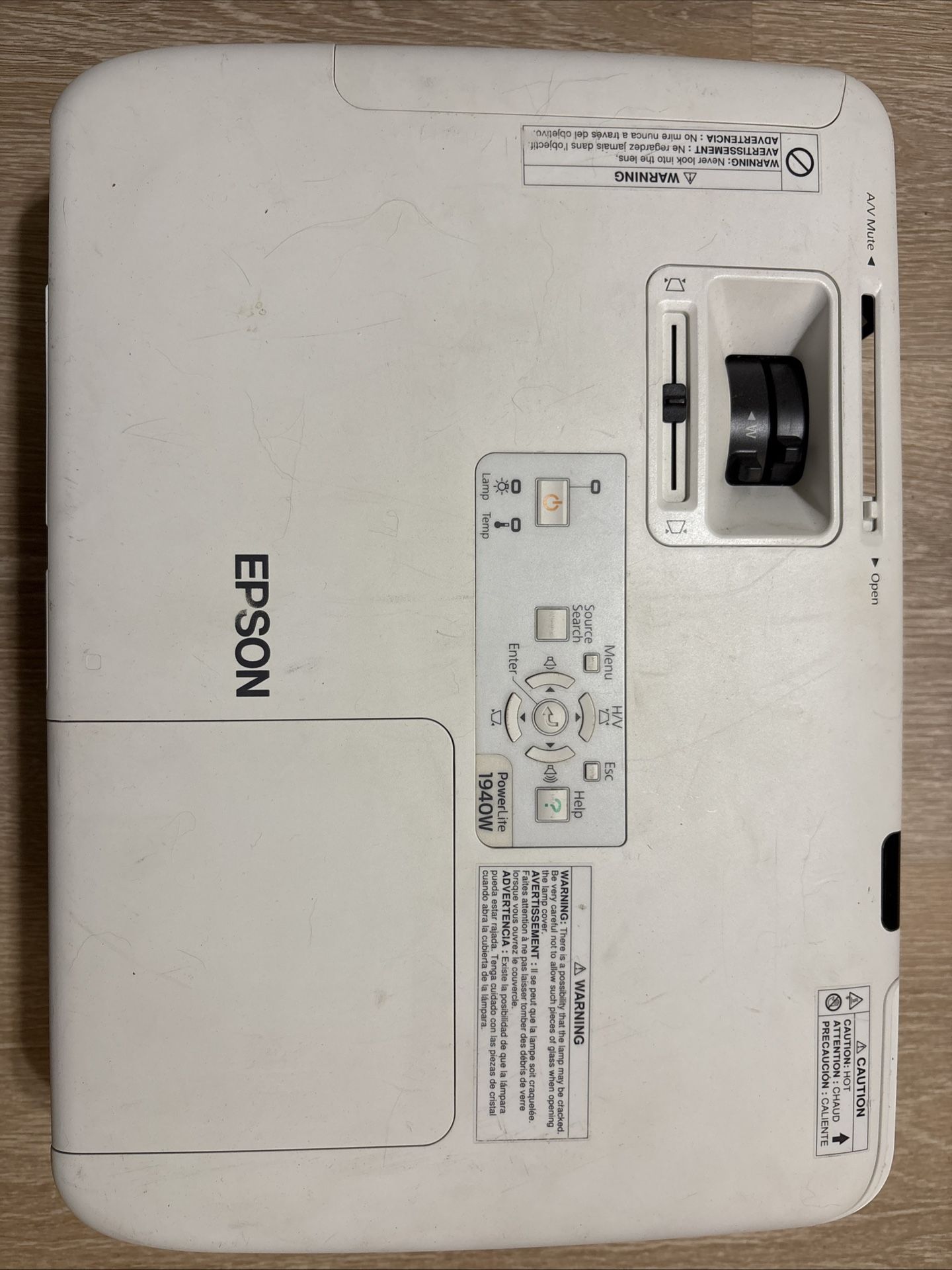 Epson Powerlite 1940W HDMI Projector