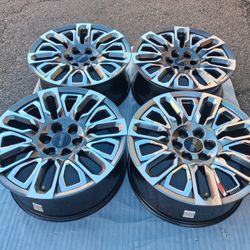 2026 NEW OEM ORIGINAL TAKEOFFS GMC YUKON DENALI ULTIMATE 22 INCH ONLY WHEELS $ 1750 
