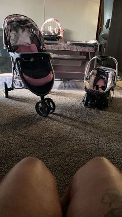All 3 Baby Girl Stroller Car Seat And Playpen