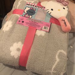 Hello Kitty Twin Blanket