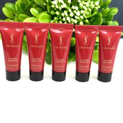 YSL OR ROUGE Crème Essentielle Anti Aging Face Cream Mini 3ml each (Value $132)