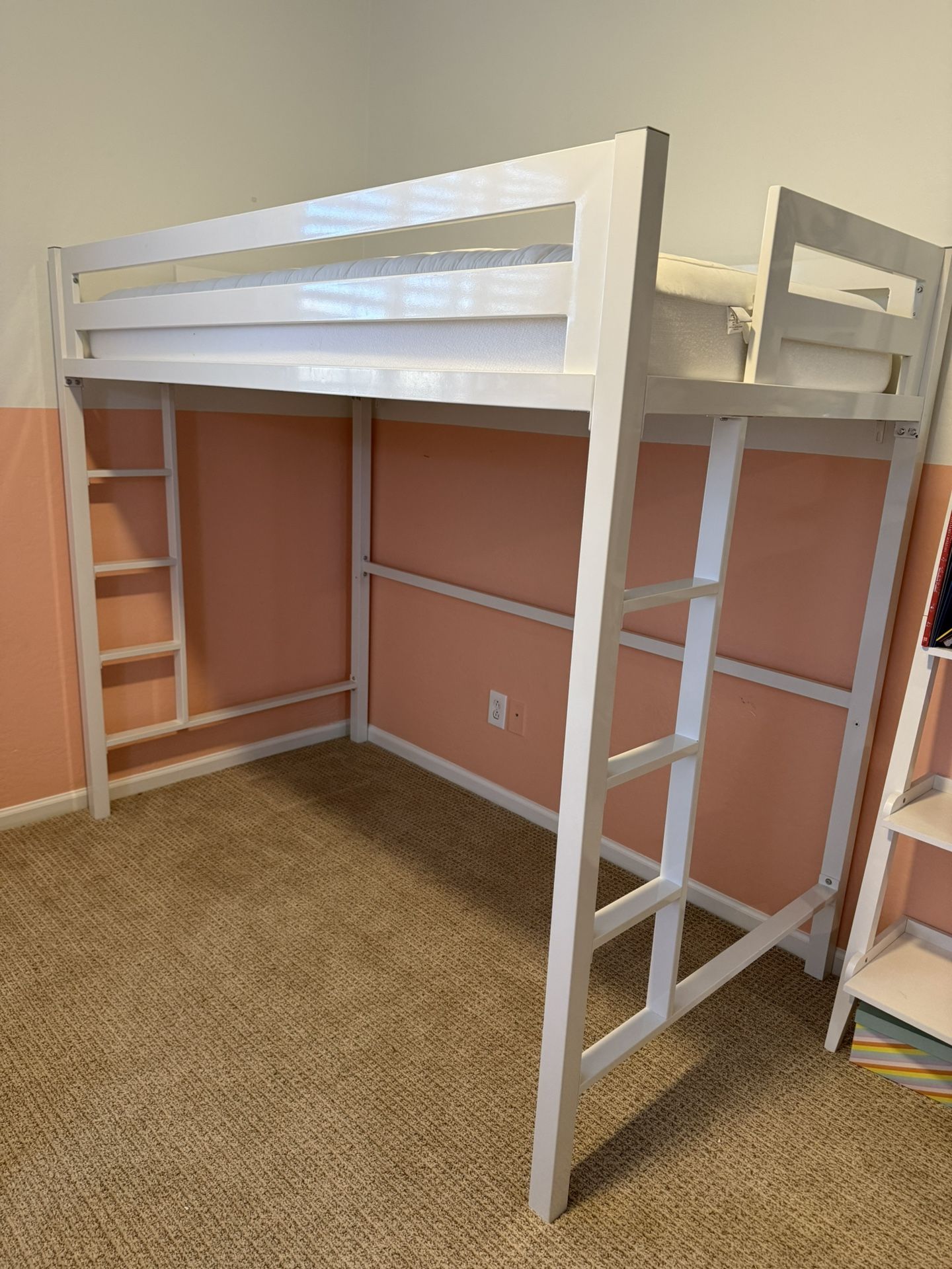 Twin Metal Loft Bed