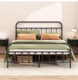 king Bed frame black