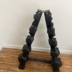 Dumbbell Rack & Weights 