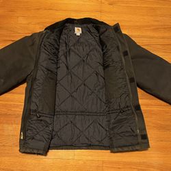 Carhartt Black Jacket Size Large 