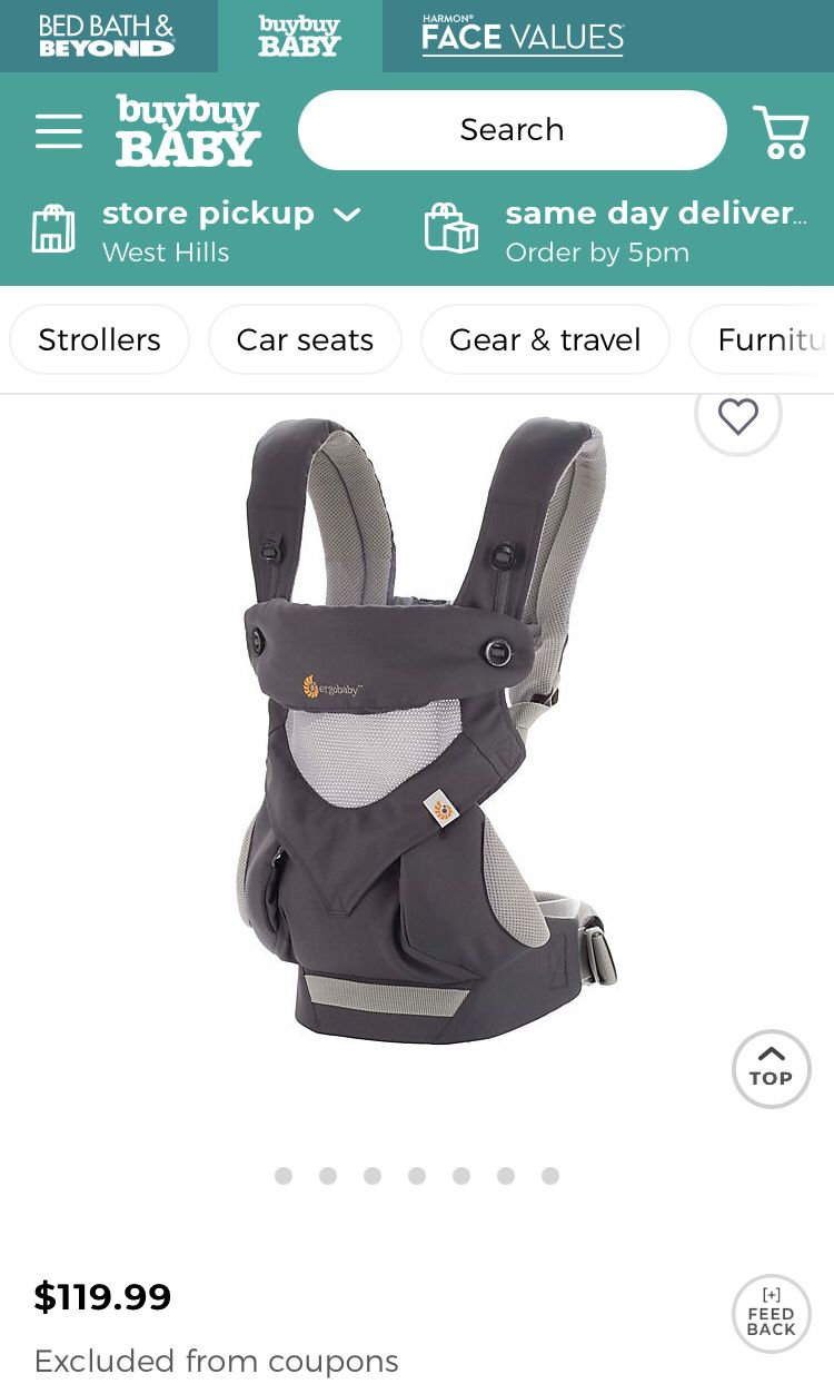 NEW in Box! Baby / Infant to Toddler Carrier by Ergobaby 360
