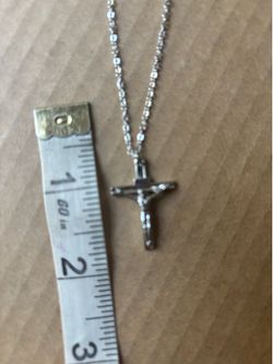Silver Cross Jesus Stainless Steel. Thornton area