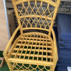 Yellow Chair From Indonesia 