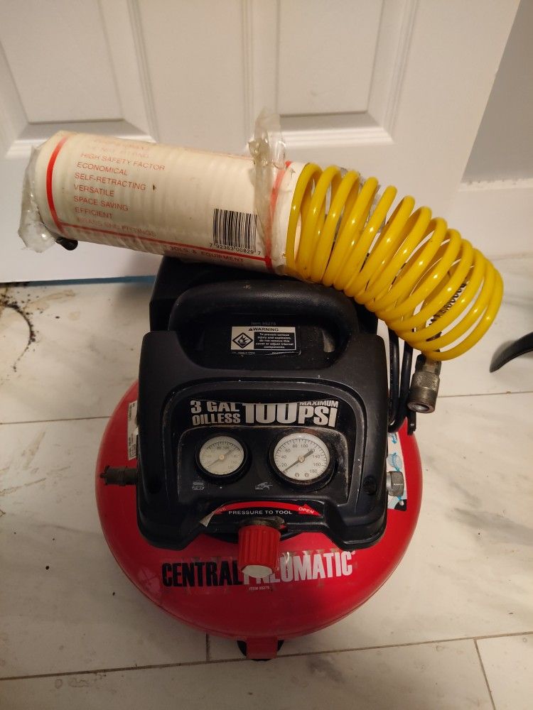 Pancake Compressor 3 Gallon Tank 