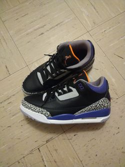 Size 10 Air Jordan 3 Retro Court Purple