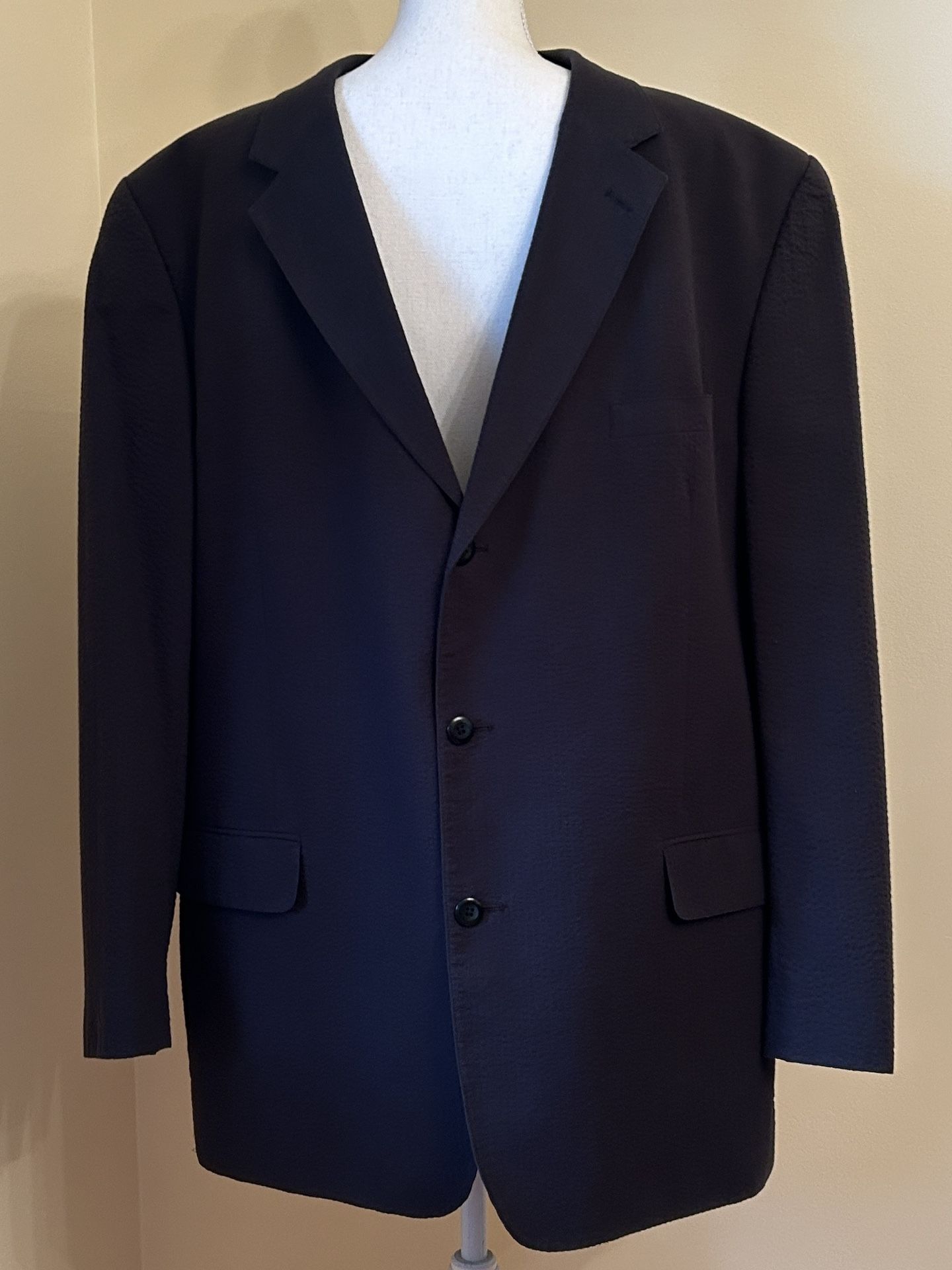 Amherst & Brock Man’s Jacket Lined 100% Cotton; Size 48L; Black