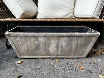 28" Clay Window Planters Set of 2