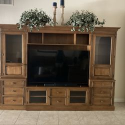 Entertainment Center Wall Unit (Ethan Allen)