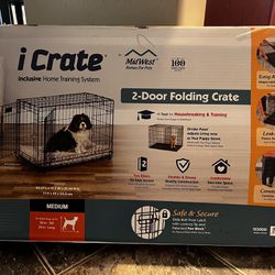 Used 3 Times.. I Crate Puppy Kennel 