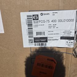 Water Heater AO Smith 75 Gas