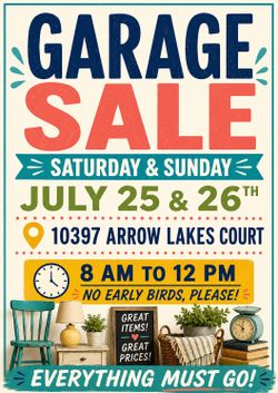 GARAGE SALE
