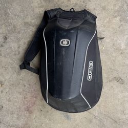 OGIO 123006.36 No Drag Mach 5 Motorcycle Backpack - Stealth Black, 20.5" H x 14.5" W x 7" D