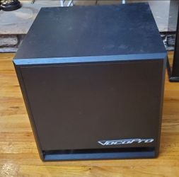 Velodyne Sub 1200 12” Down-Firing Powered Subwoofer – Home Theater Bass Speaker