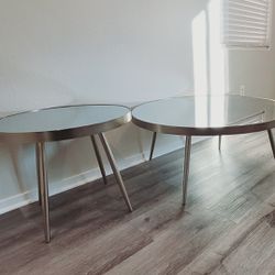 Mirrored Coffee Table Set