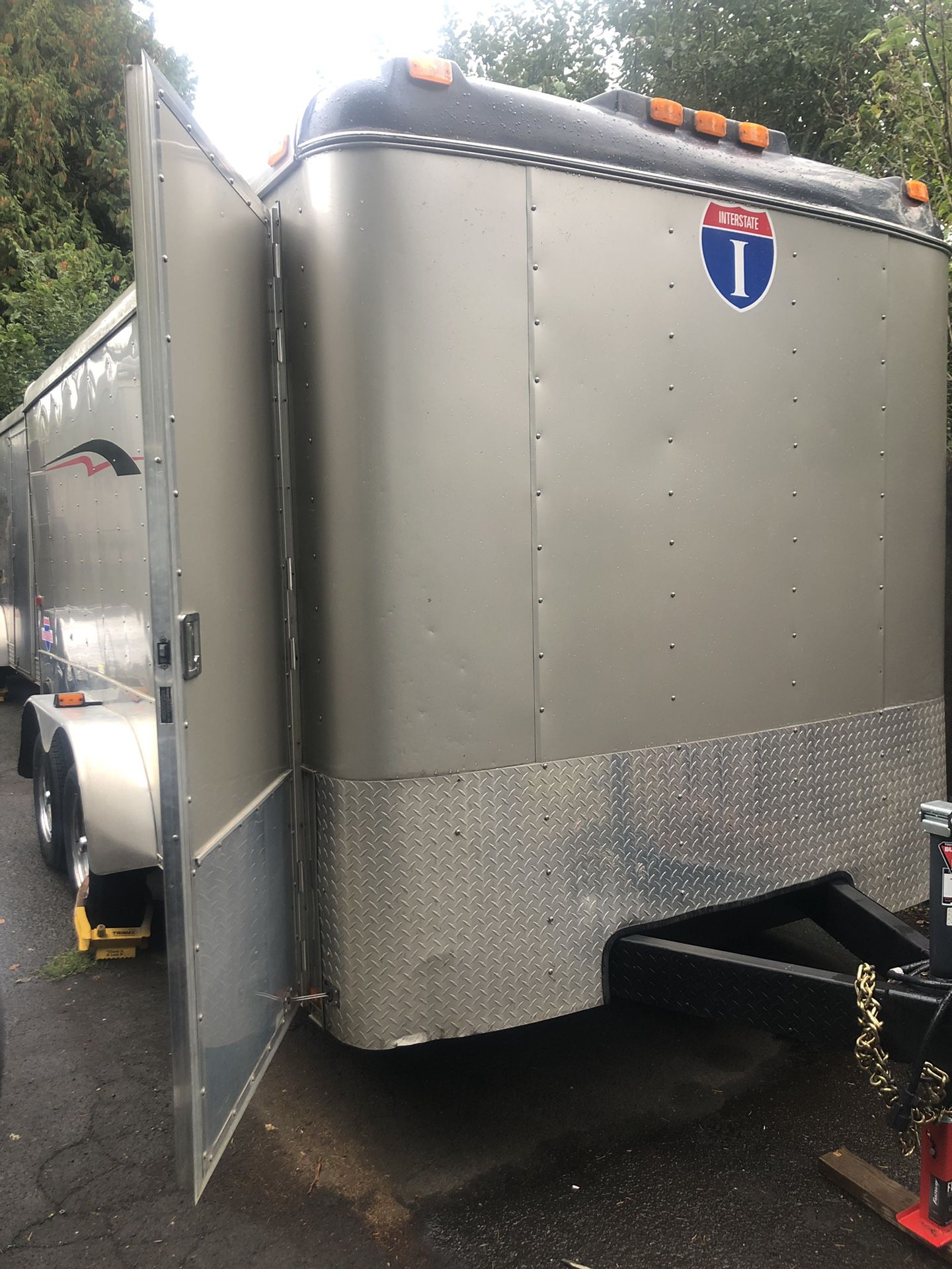 2008 interstate Pro-Series enclosed trailer 7x14x6’10” height