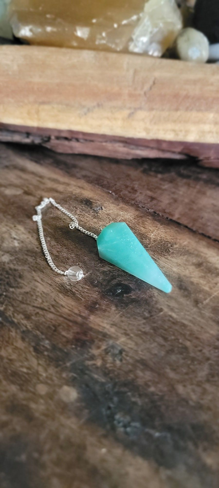 Amazonite Pendulum Calm Mind Crystal Stone