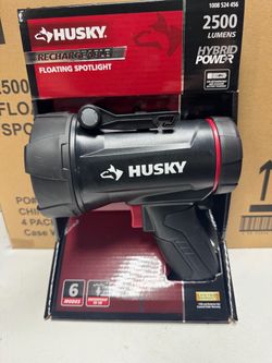 Brand New Husky Rechargeable Floating Spotlight 2500 Lumens. You Must Pick Up