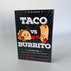 Taco vs Burrito Card Game by Hot Taco Inc Family Party Game 2–4 Players Sealed