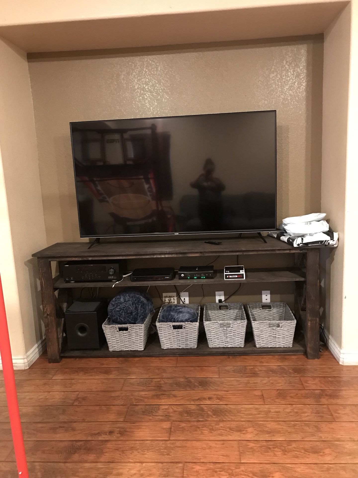 Tv stands handmade solid wood