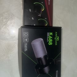 ‘Focusrite’ Scarlett Solo 4th Gen Auto interface + Amplitank K688 Microphone 