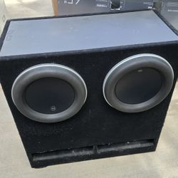 Loud Speaker Dual 12" Sub Box Only