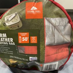 Warm weather SLEEPING BAG 50degree Ozark Trail