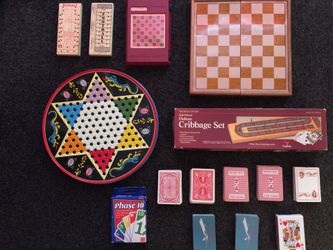 Classic Games (Chess, Checkers, Cribbage etc) $60