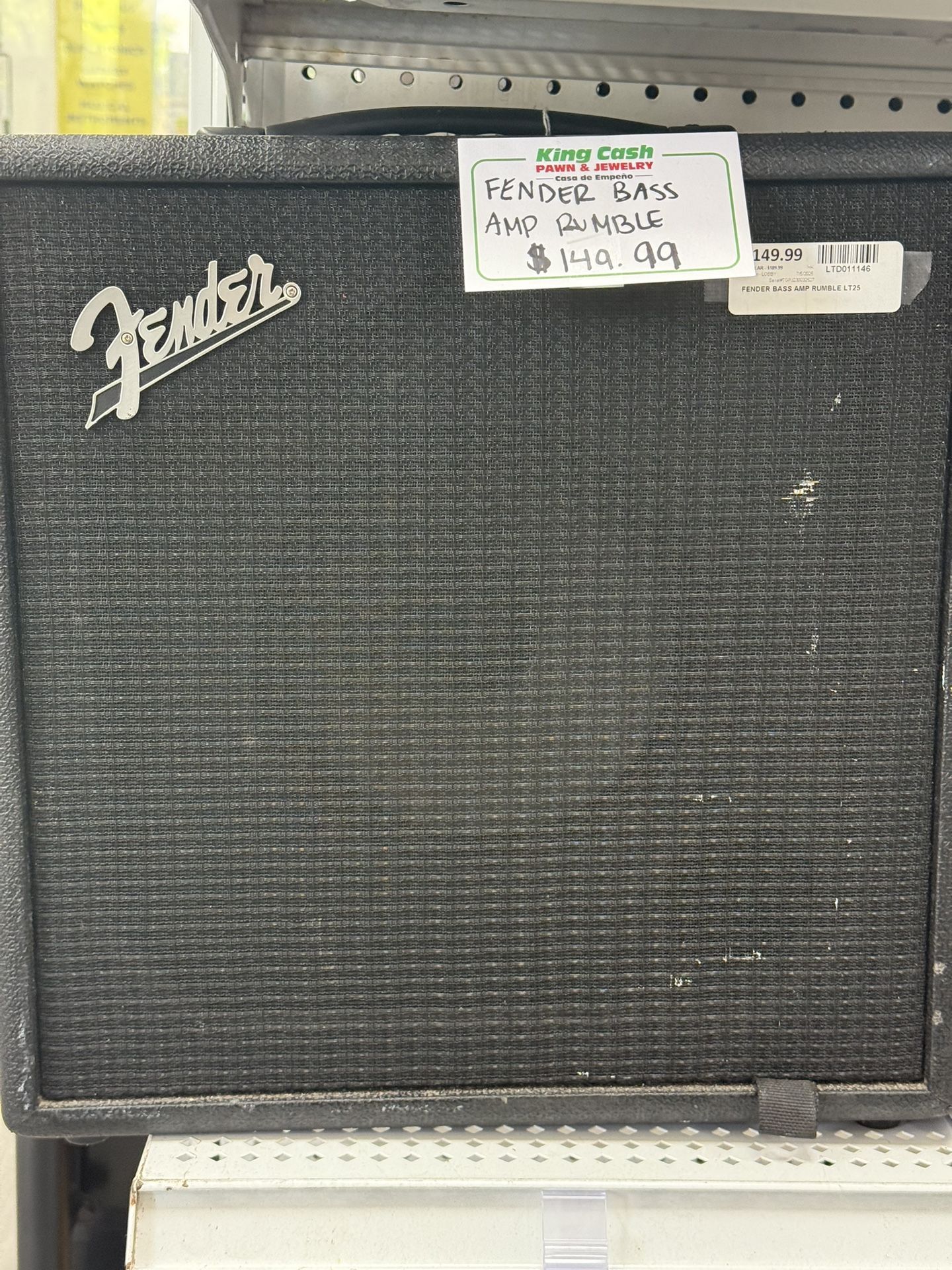 FENDER BASS AMP RUMBLE 