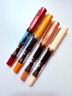 Twsbi Fountain Pens -  EF & black inked