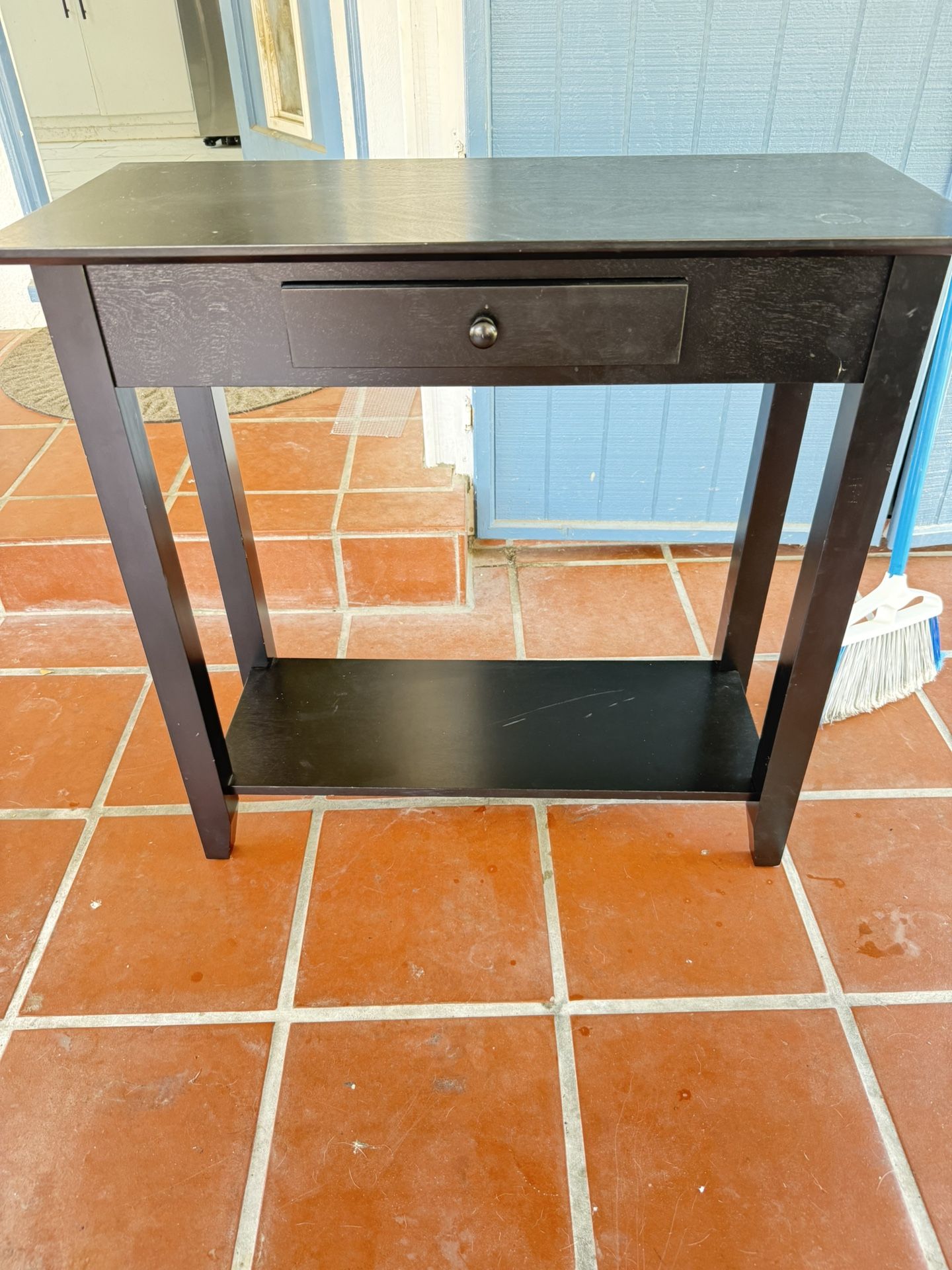 Black End Table / Mail Table