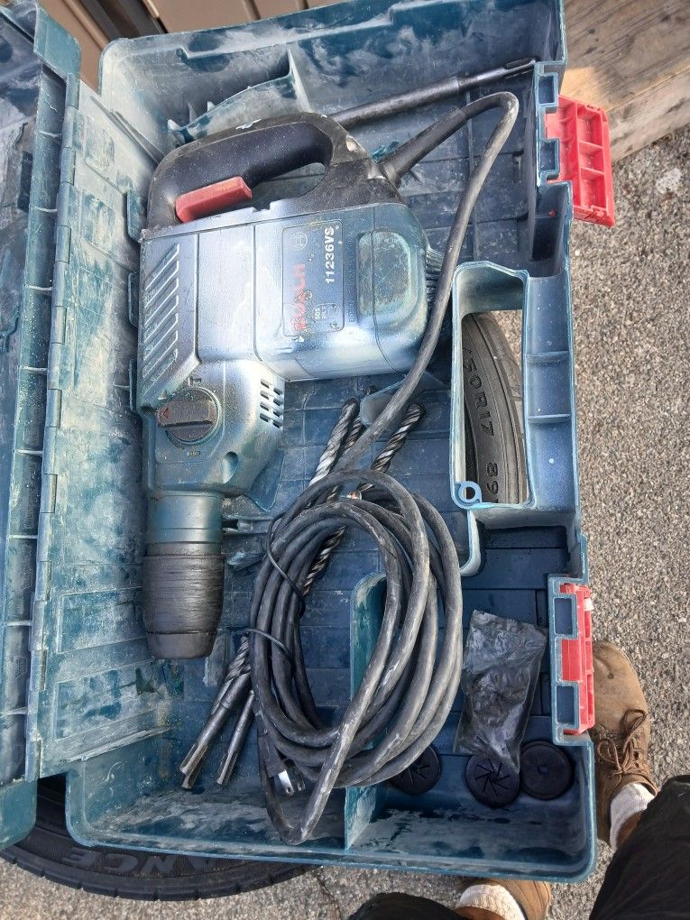 Bosch Hammer Drill, Used But A Lot Of Time In Storage