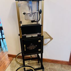 Nostalgia Vintage Popcorn Maker Cart