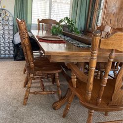 Oak Dining Table 