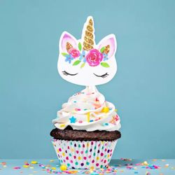 Unicorn party cupcake decoration (24)