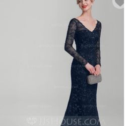 Dark Navy Wedding & Special Occasion Dress