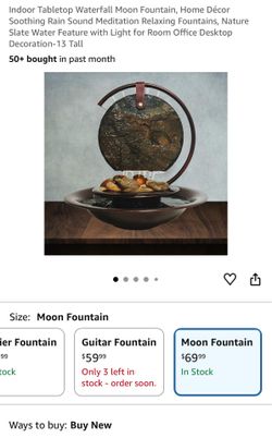 Waterfall moon table Fountain
