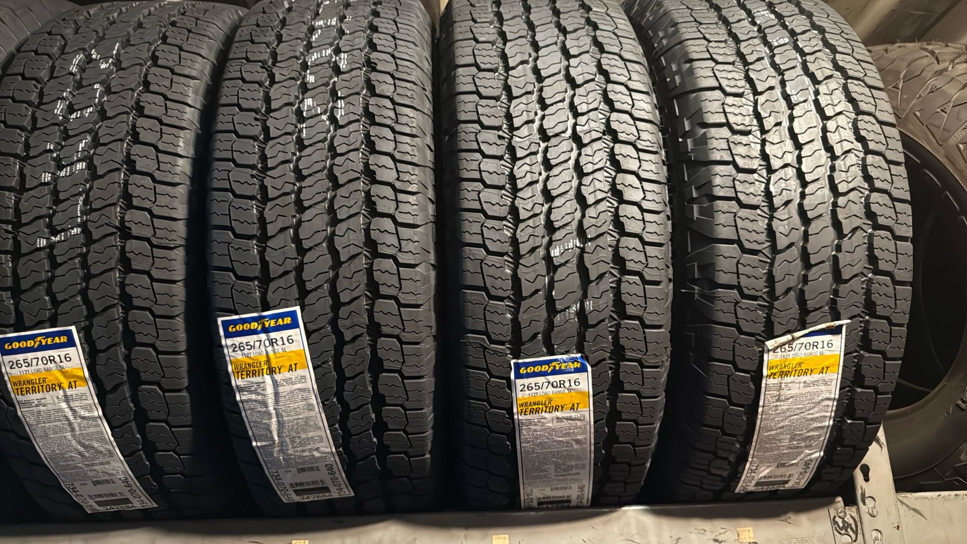 265/70/16 Goodyear Tires 