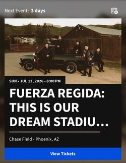 Fuerza Regida This is our dream tour