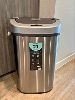 Ninestars 21 Gallon Motion Sensor Trash Can