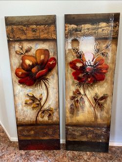 Two Canvas 20”wide x60” Long Each