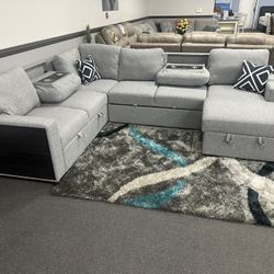 Gray Sofa Sectional Sleeper
