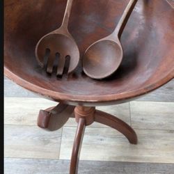 Large All Wood Salad Stand