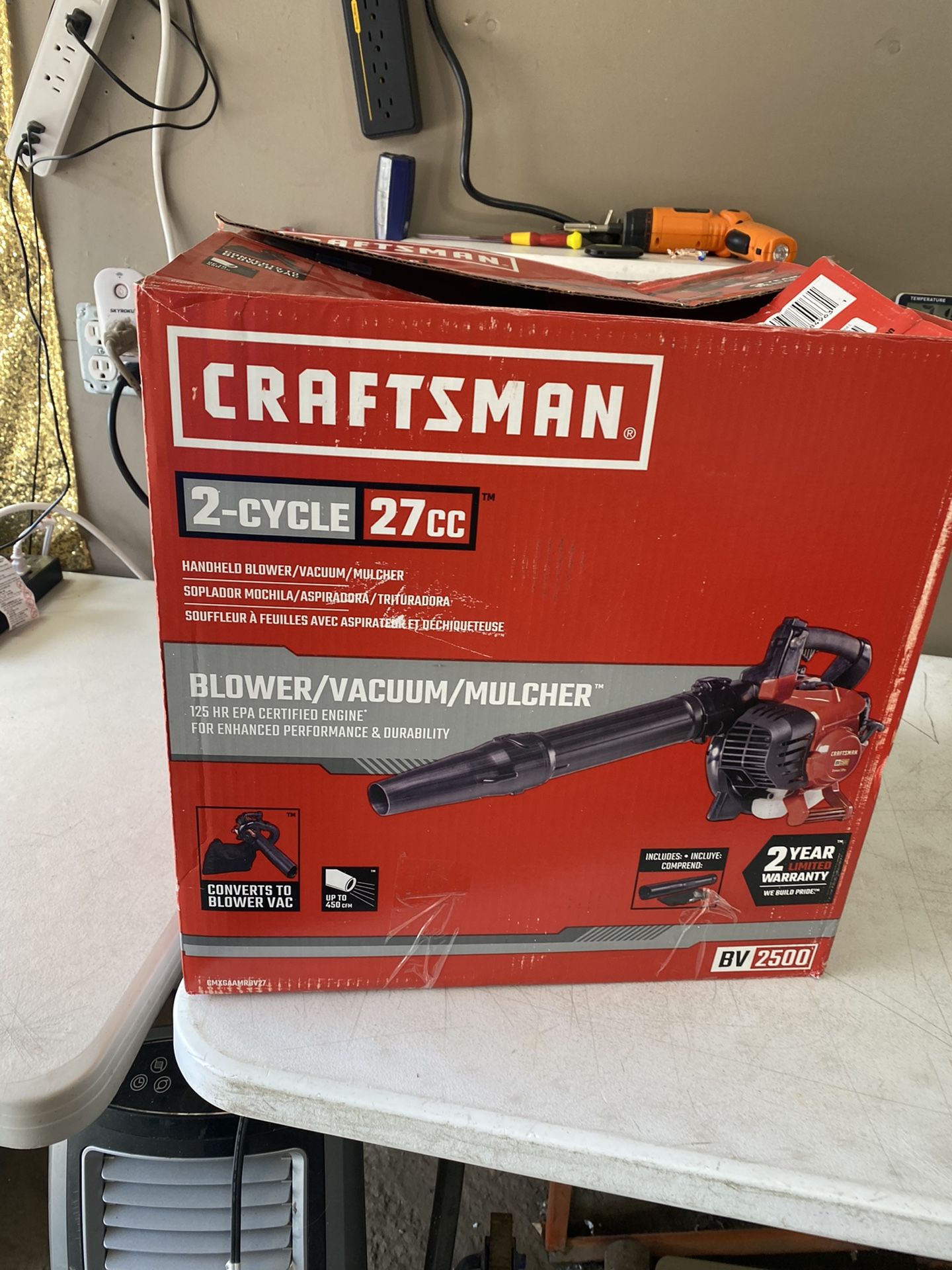 Craftsman BV2500 Blower/vacuum/mulcher